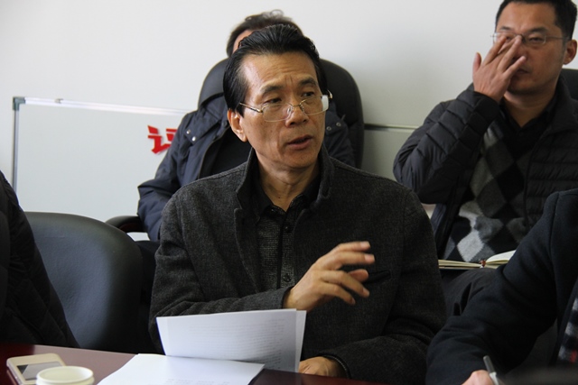 中國作協副主席何建明在會上講話