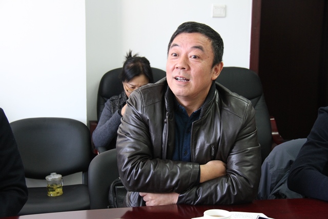 王干在會上發言