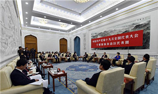 寧夏代表團討論現場