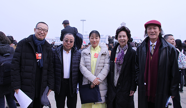 政協委員潘魯生、尹力、盛小云、范小青等