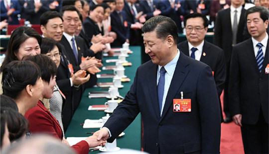 習近平向全國各族各界婦女，致以節日的祝賀和美好的祝福