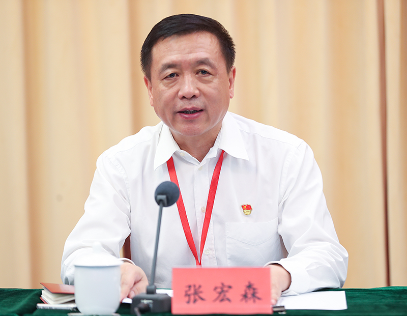 中國作協黨組書記、副主席、機關黨委書記張宏森出席閉幕會并講話