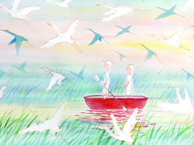 繪本《游河》過程草圖。受訪者供圖