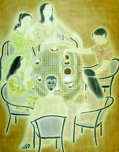 茶香(中國畫) 王嵐