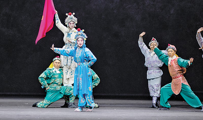 國家京劇院京劇《主角》劇照。 　　李春來攝