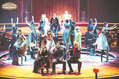 音樂劇《娜塔莎、皮埃爾和1812年的大彗星》改編自列夫·托爾斯泰《戰爭與和平》第二部第五章，2016年在百老匯首演，榮獲“托尼獎”。該劇2023年引進國內，由中方主導的制作班底進行重新創排。