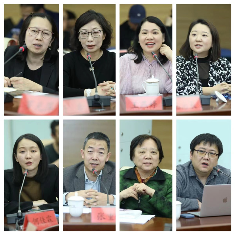 彭潔明、穆欣欣、王燕婷、于浣君、馬瑩瑩、張重崗、甘以雯、叢治辰發言