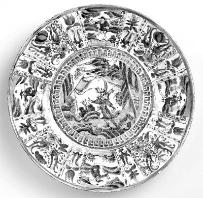 17世紀的克拉克瓷盤 資料圖片