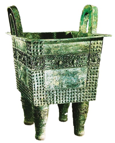 商代“杜嶺一號”方鼎。 　　本文圖片均由鄭州商都遺址博物院提供