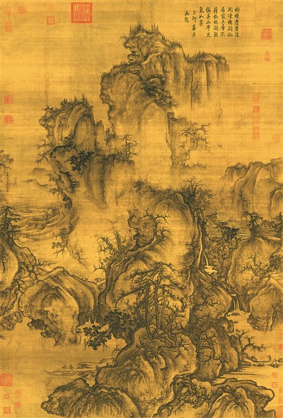 早春圖(中國畫) 宋 郭 熙作