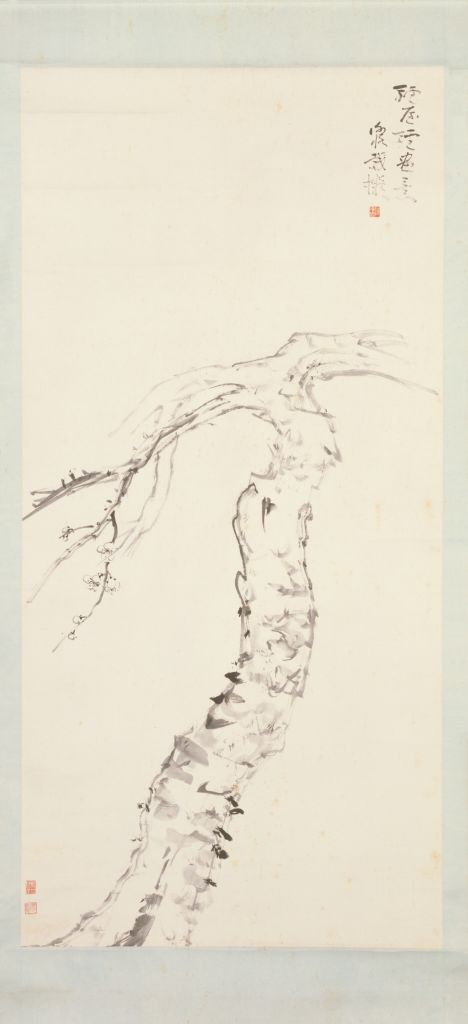 近現代 陳師曾 《墨梅圖》軸 故宮博物院藏